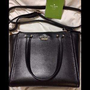 Kade spade black New York purse.